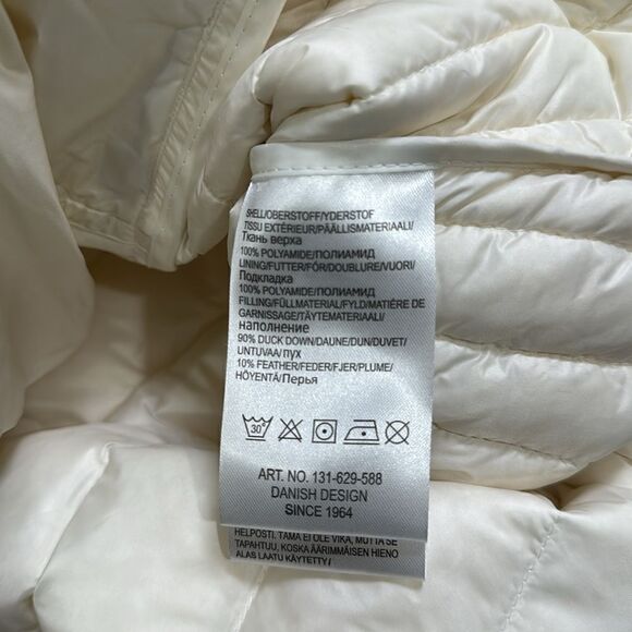 FRANDSEN JENSINE  DOWN VEST. IVORY WHITE - Picture 8 of 9